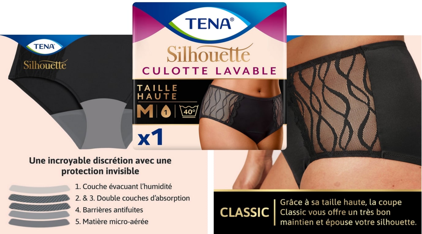 CULOTTE POUR L’INCONTINENCE IMPERMÉABLE | Ubiotex®