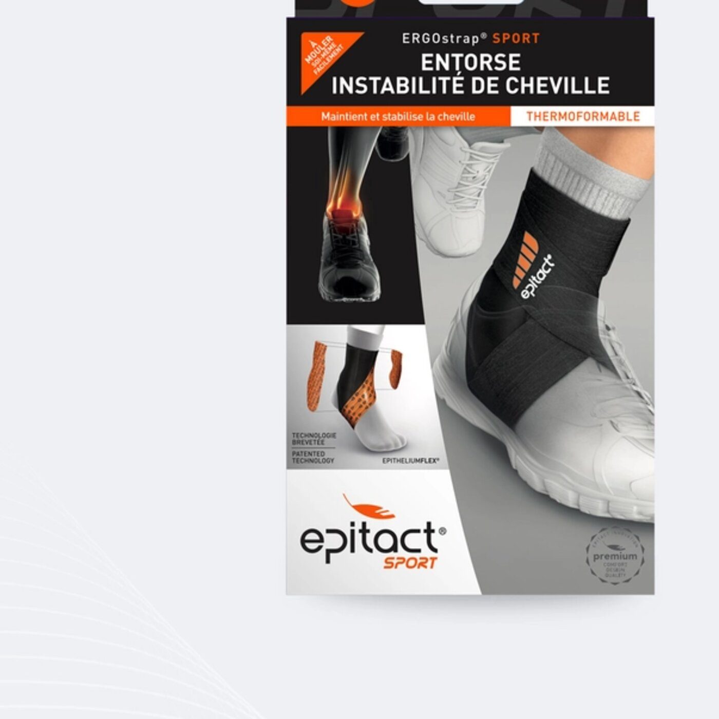 pack chevillière entorse sport